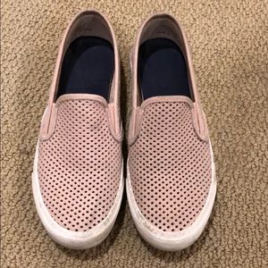 Sperry pink slip on sneakers with cushion sole